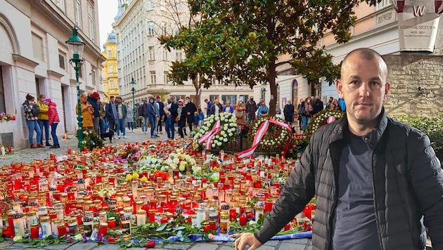 Vier Menschen wurden am 2. November 2020 von einem Terror-Attentäter ermordet. In der „Krone“ ...