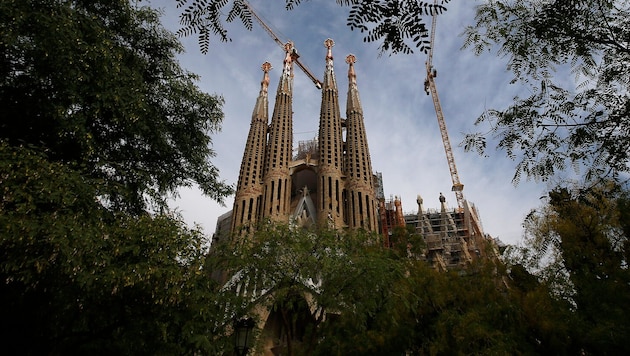 Langsam, aber doch, schreitet der Bau des beeindruckenden Monuments in Barcelona voran.