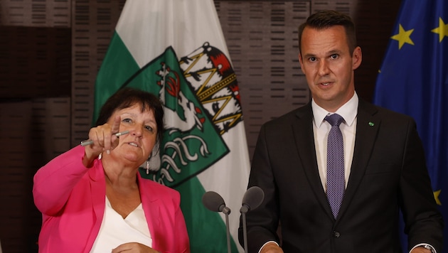 Manuela Khom und Stefan Hermann sind in der Landesregierung für die Gemeinden zuständig.