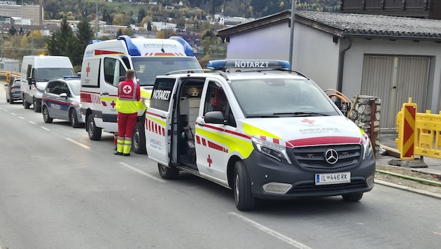 Die Verletzte wurde ins Krankenhaus gebracht.