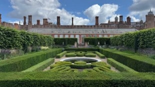 Die Gartenanlagen im Hampton Court sind 300 Hektar groß.