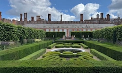 Die Gartenanlagen im Hampton Court sind 300 Hektar groß.