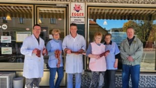 Der Fleischauerei Egger sperrte am Freitag zum letzten Mal auf.