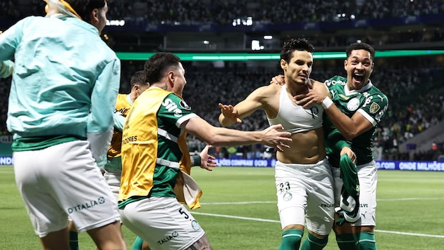 Großer Jubel bei Palmeiras