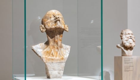 Ausstellungsansicht „Franz Xaver Messerschmidt. Mehr als Charakterköpfe“, Unteres Belvedere