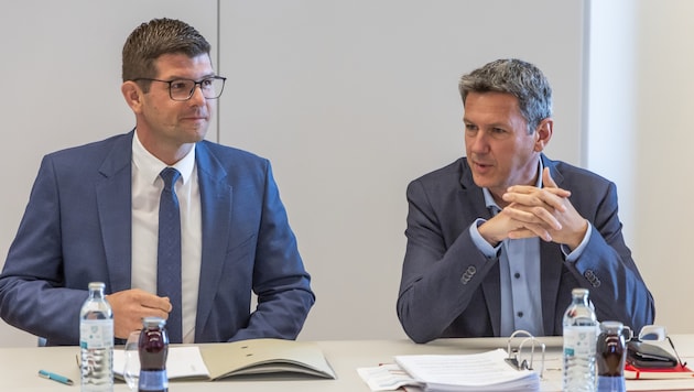 Gruber und Fellner beschlossen die Nulllohnrunde für die Landespolitik.