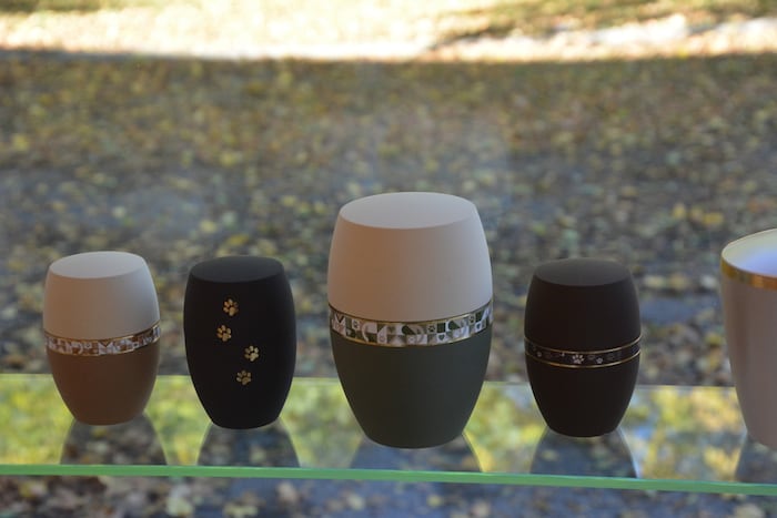 Kompostierbare Urnen.