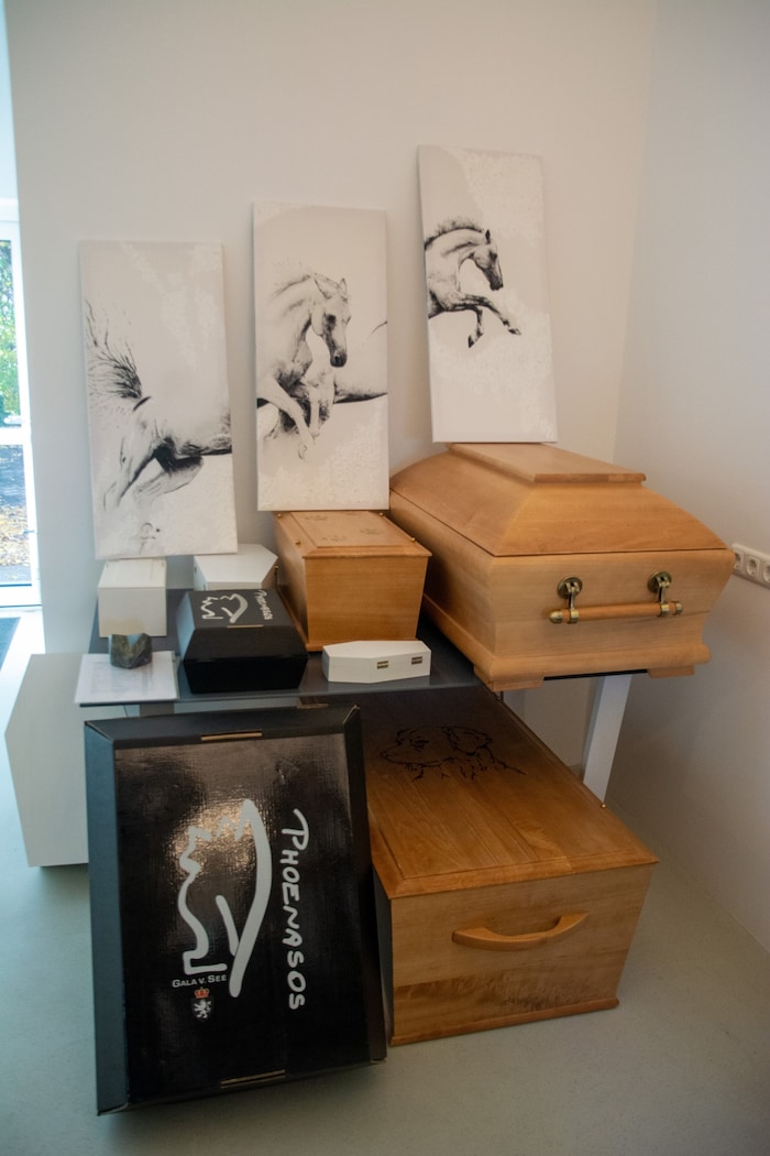 Särge zur Kremierung gibt es verschiedenste.