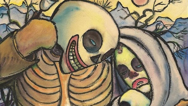 Im „Totentanzspiel“ Werner Bergs geht das Grinsen des Sensenmanns durch Mark und Bein.