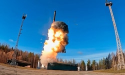Putin propagiert immer wieder die Schlagkraft und vor allem auch die Reichweite seiner Raketen – ...