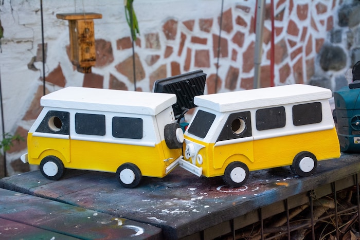 Die Bullis gibt es in den verschiedensten Farben.