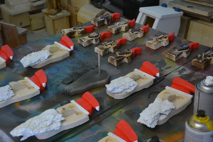 Jetzt wird für Weihnachten produziert.