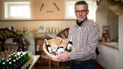 Im Hofladen bietet Wiesmayer alles an was das Konsumentenherz begehrt 