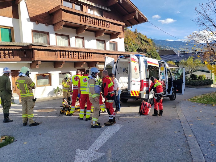 Der Einsatz von Feuerwehr und Rettung