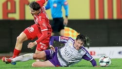 Austria Salzburg (im Bild Gabriel Marusic) verlor gegen den Kapfenberger SV klar. 