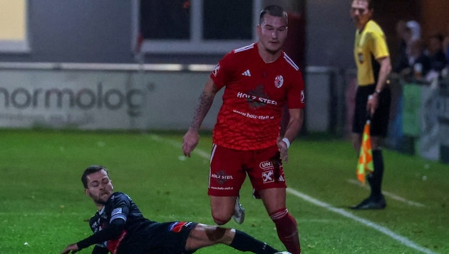 Gavrilo Fonjga und der SV Kuchl mussten am Freitagabend eine hohe Heimpleite einstecken.