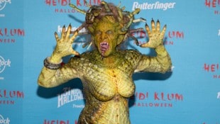 Heidi Klum verwandelte sich in diesem Jahr in eine schaurige Medusa.