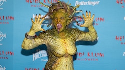 Heidi Klum verwandelte sich in diesem Jahr in eine schaurige Medusa.