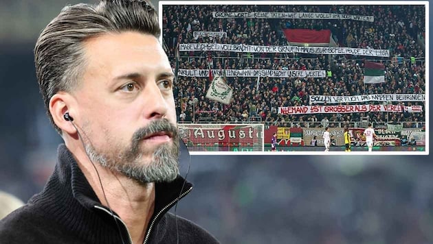 Die Augsburg-Fans gehen mit Sandro Wagner und dem Klub hart ins Gericht.