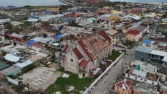 Schäden nach dem Hurrikan in Falmouth auf Jamaika