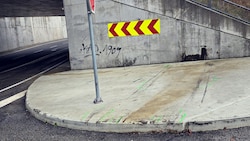 Hier ereignete sich der schreckliche Unfall.