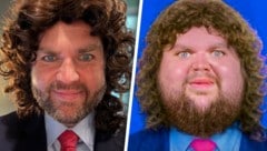 Der irre Gesichtsausdruck macht die Verkleidung von Vance perfekt.