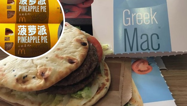 Vom Ananaskuchen über Greek Mac bis zum Melonen-Fanta wird in McDonald's-Filialen so gut wie ...