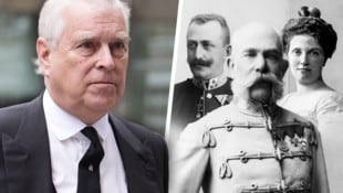 Sie durften nicht mehr waschechte Royals sein: Prinz Andrew (links) wurde von König Charles der ...