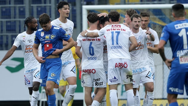 Der Floridsdorfer AC setzt sich gegen St. Pölten durch.