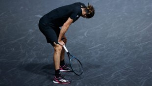 Für Alexander Zverev war am Samstag in Paris nicht viel zu holen.