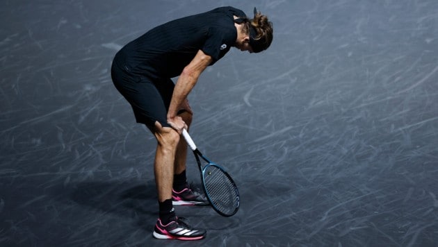 Für Alexander Zverev war am Samstag in Paris nicht viel zu holen.