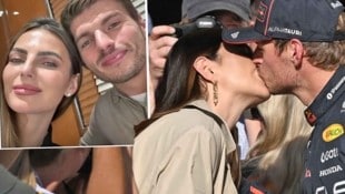 Max Verstappen und Kelly Piqet feiern Jahrestag.