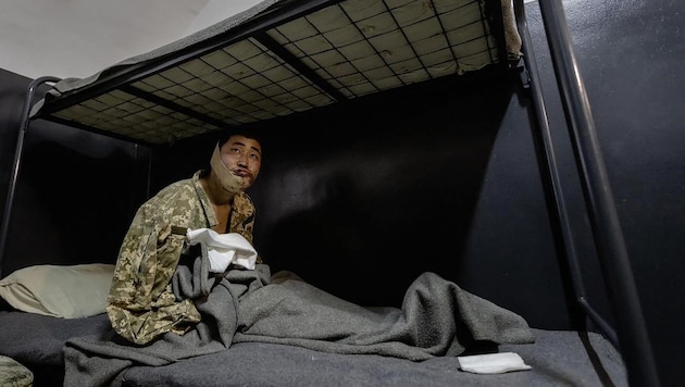 Ein Soldat aus Nordkorea, der in der Ukraine gefangen genommen wurde. (Symbolbild)