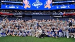 Champions! Die Dodgers dürfen jubeln.