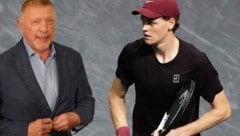 Boris Becker (li.) wäre beinahe Trainer von Jannik Sinner geworden