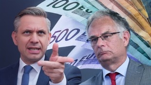 Wirtschaftsminister und Finanzminister streiten ums Geld.