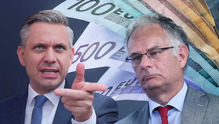 Wirtschaftsminister und Finanzminister streiten ums Geld.