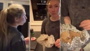 Mikaela Shiffrin gönnt sich um 5.51 Uhr ein spezielles Frühstück.