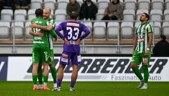 Austria Lustenau durfte gegen die Klagenfurter Austria jubeln.