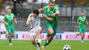 Das bisher letzte Aufeinandertreffen von WSG Tirol und WAC hat im vergangenen November ein 0:0 ...