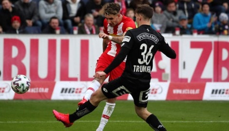 Elf Spiele absolvierte Vincent Trumme für Sturm. Der ehemalige Nachwuchs-Nationalspieler spielte ...