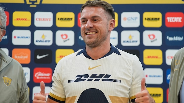 Bei der offiziellen Vorstellung in Mexiko vor wenigen Wochen konnte Aaron Ramsey noch lächeln.