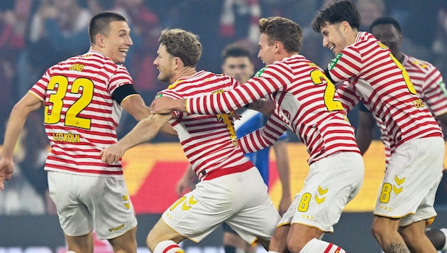 ÖFB-Kicker Florian Kainz traf per Freistoß von der Strafraumgrenze.