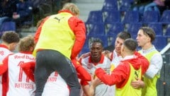 Red Bull Salzburg freute sich über den 4:1-Heimsieg in der österreichischen Bundesliga. 
