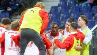 Red Bull Salzburg freute sich über den 4:1-Heimsieg in der österreichischen Bundesliga. 