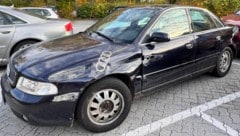 Nicht mehr schwarz, sondern silbern, war dieses Mal der Audi, den die Polizei mit dem ...