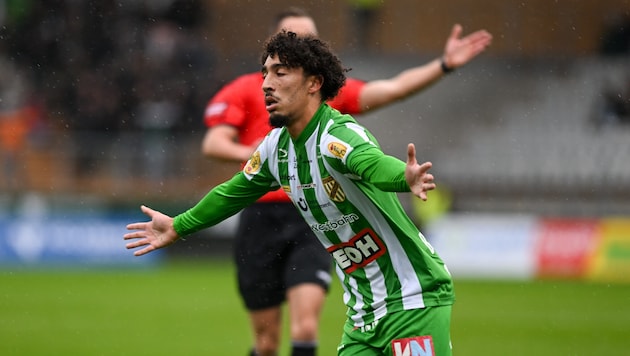 Mohamed-Amine Bouchenna erzielte sein erstes Tor und leitete den Lustenauer Sieg ein