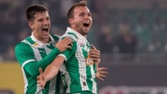 Rapid-Kapitän Matthias Seidl traf per Freistoß zum 1:1.