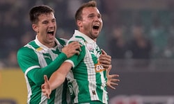 Rapid-Kapitän Matthias Seidl traf per Freistoß zum 1:1.