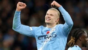 Erling Haaland erzielte einen Doppelpack gegen Bournemouth.